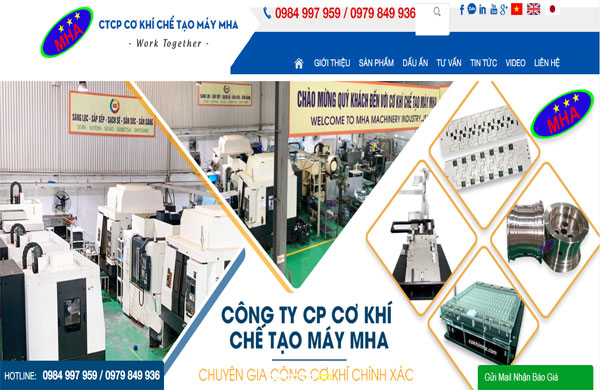 C&ocirc;ng ty cơ kh&iacute; chế tạo m&aacute;y MHA
